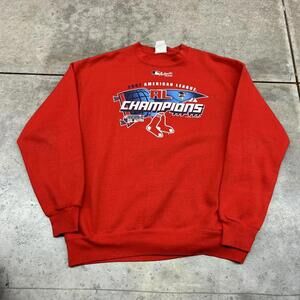vintage boston red sox world series champions red crewneck size large